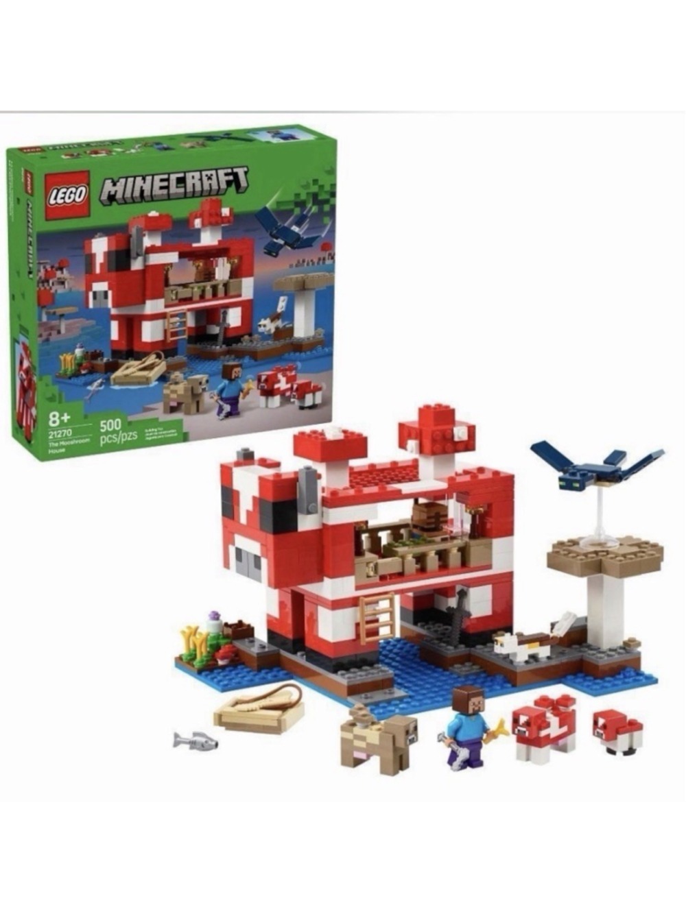 LEGO Minecraft: The Mooshroom House (21270) NIB